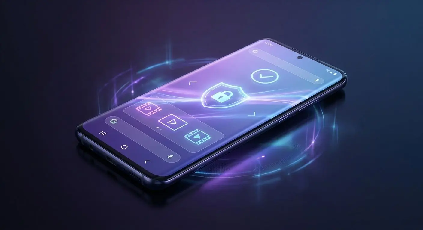 Android app security image with shield lock and fair play symbols
