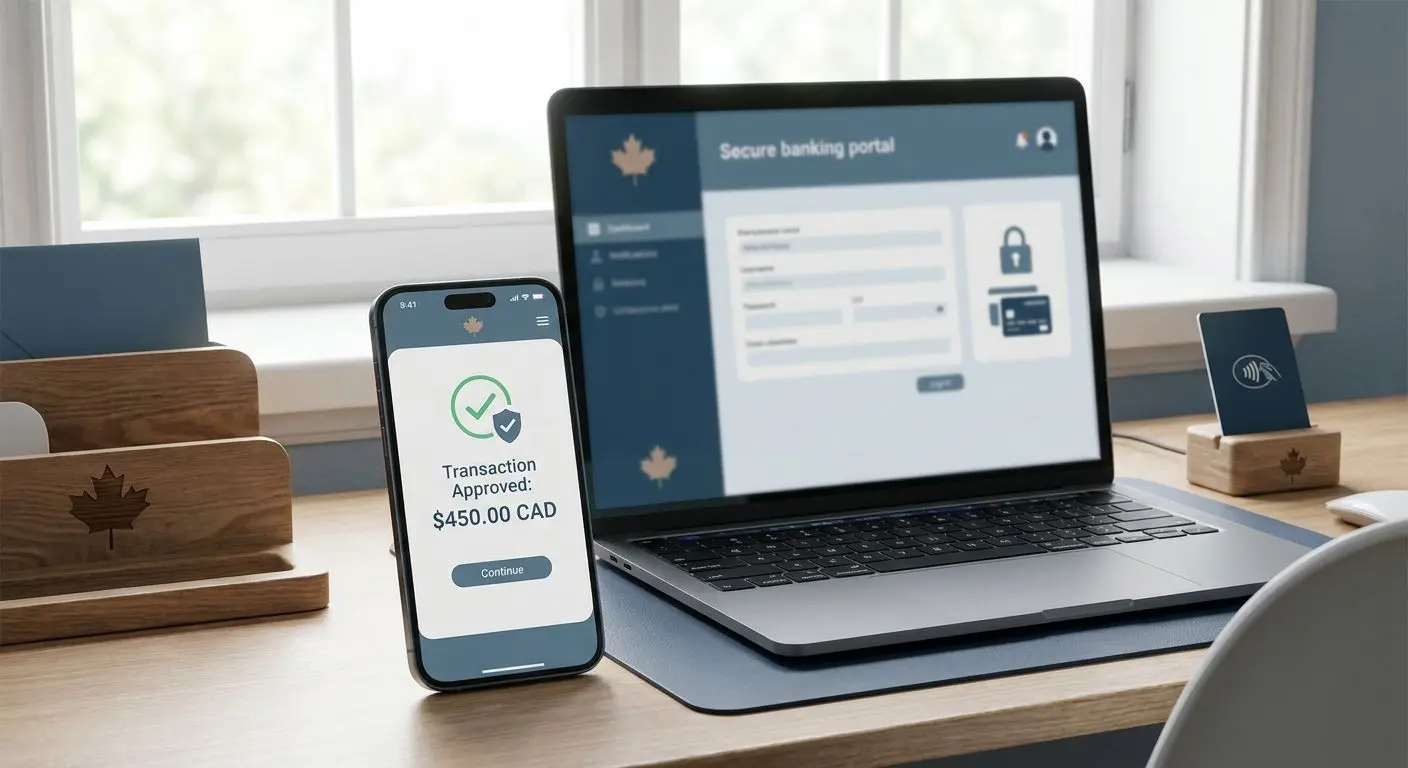 Canadian online banking and local payment methods visual