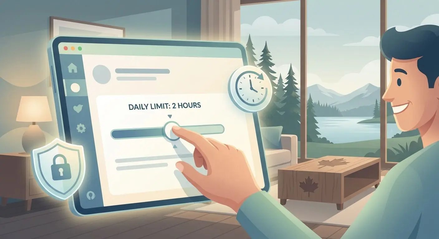 Player setting limits for safer bonus use