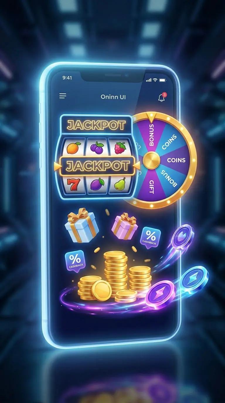 Typical No Wager Bonus Formats Reward wheel and free spin style bonus illustration
