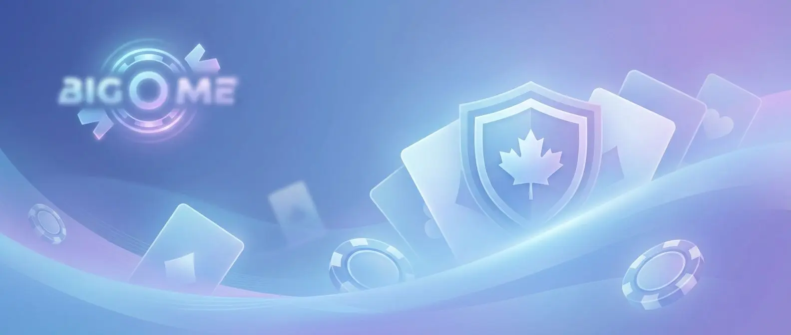 Safe fair play themed banner with blue purple background and subtle gaming elements